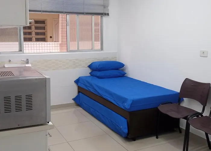 Suite Estudio Office No Coracao Do Gonzaga Em Santos