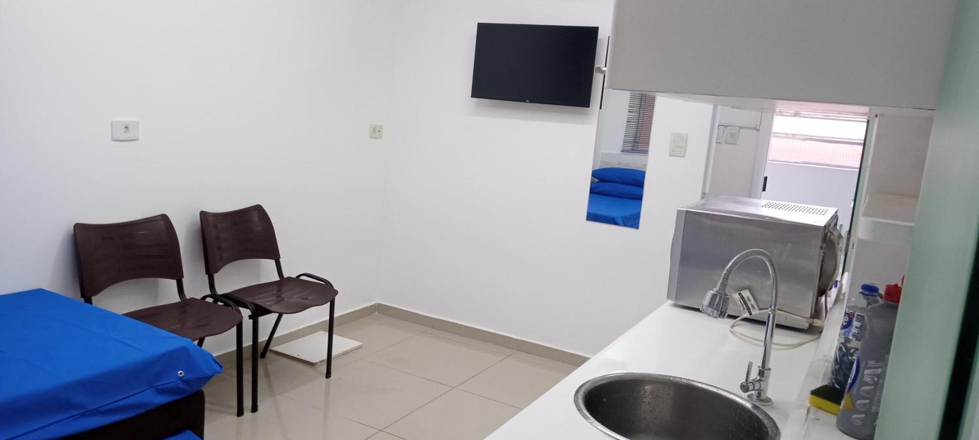 Estudio Office No Coracao Do Gonzaga Em Apartment *